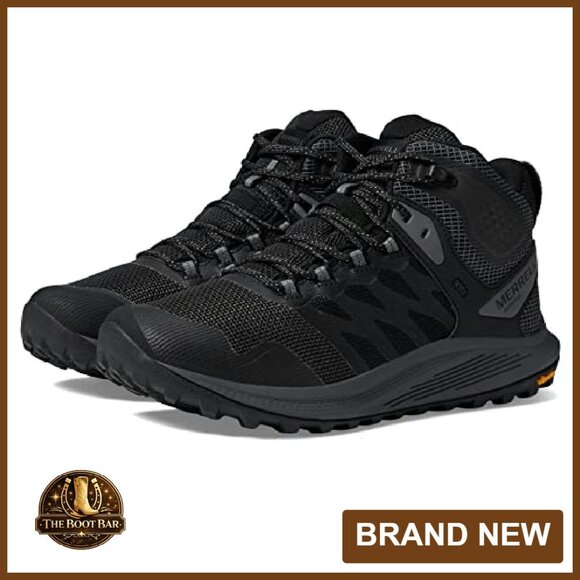 Men's Waterproof Hiking Boots Mid Height Tactical Outdoor Work - Picture 2 of 6